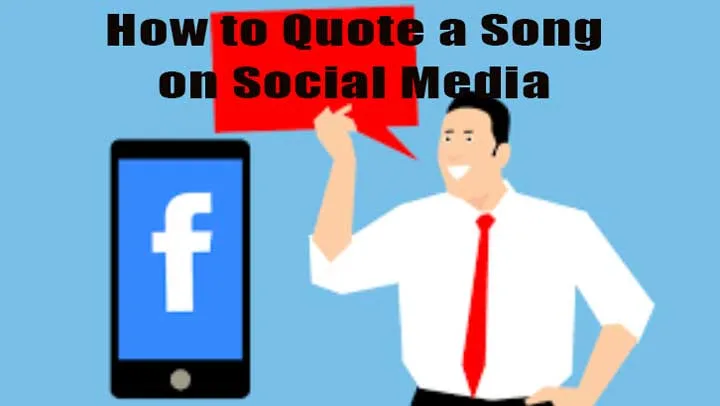How to Quote Song Lyrics on Social Media