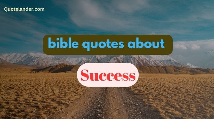 bible quotes about success