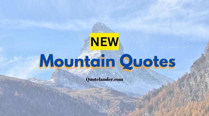 mountain quotes
